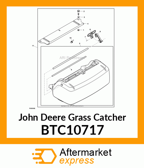 KIT, GRASS CATCHER (18" HIGH CAP) BTC10717