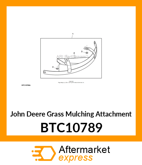 GRASS MULCHING ATTACHMENT BTC10789