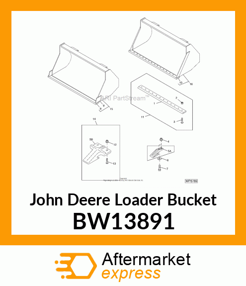 2300MM HIGH VOLUME BUCKET BW13891