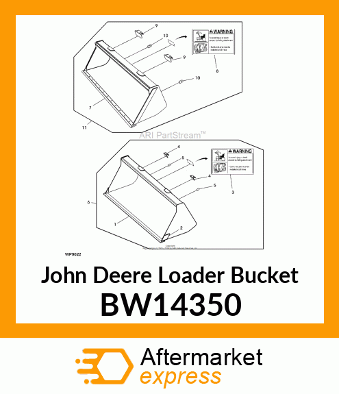Loader Bucket BW14350