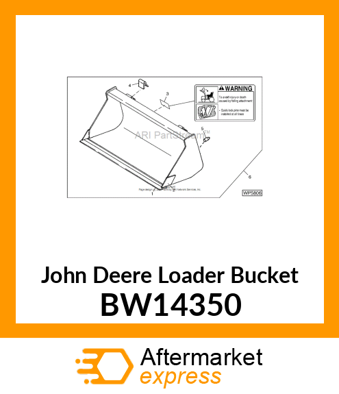 Loader Bucket BW14350