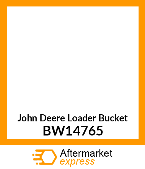 Loader Bucket BW14765