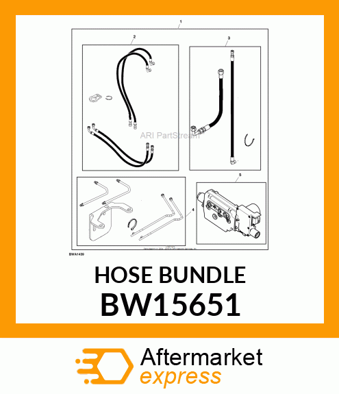 HOSES AND PARTS BW15651