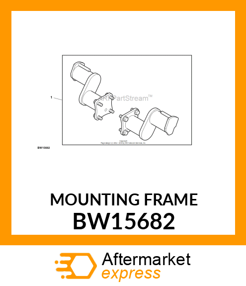 FRAME, MOUNTING (4105 TRACTORS) BW15682
