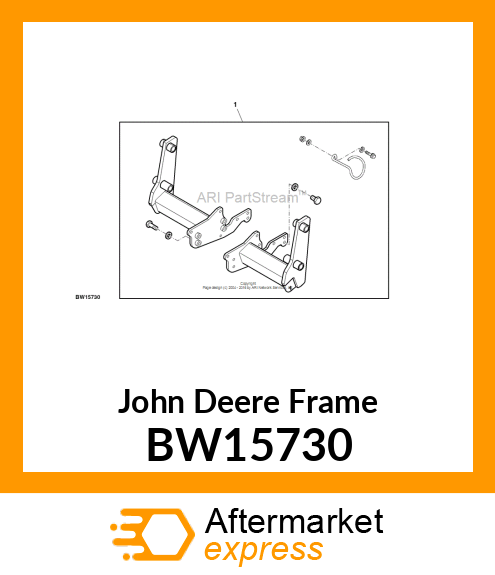 FRAME, MOUNTING (2720 TRACTORS) BW15730