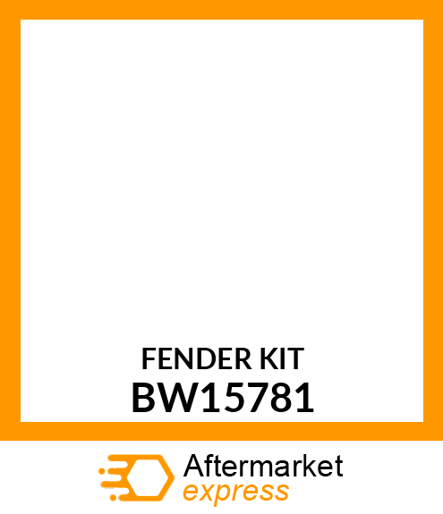 FENDERS, STATIONARY (REMOVABLE) BW15781