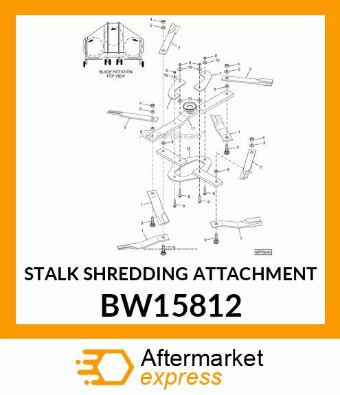 STALK SHREDDING ATTACHMENT BW15812
