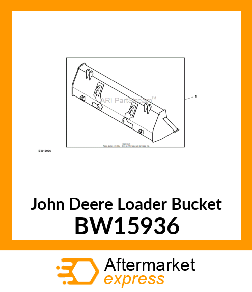 Loader Bucket BW15936