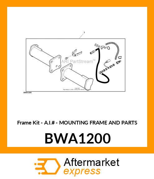 MTG FRAME & PARTS BWA1200