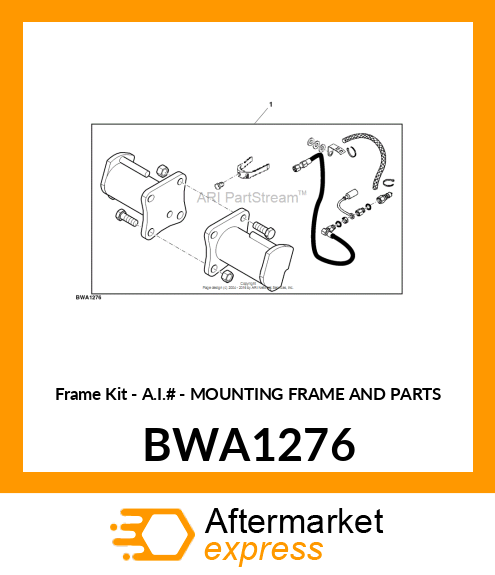 MTG FRAME & PARTS BWA1276