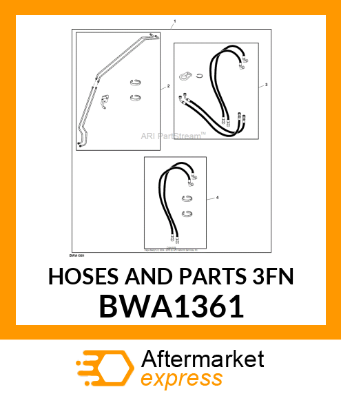 HOSES AND PARTS 3FN BWA1361