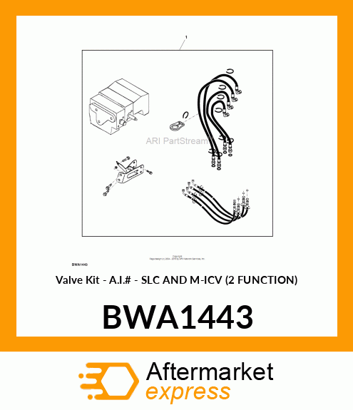 VALVE AND PARTS 2FN BWA1443