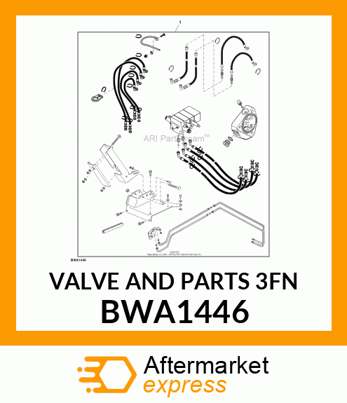 VALVE AND PARTS 3FN BWA1446