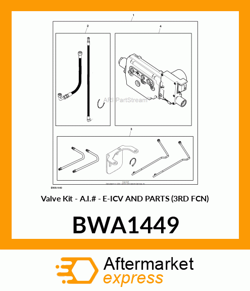 VALVE AND PARTS 3FN BWA1449