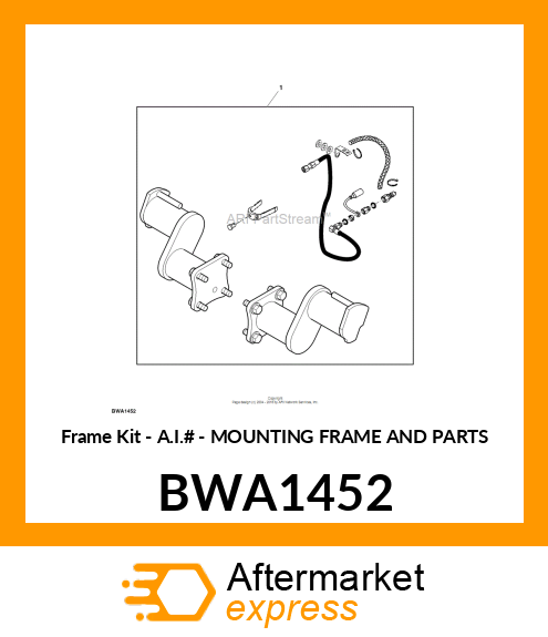 MTG FRAME & PARTS BWA1452