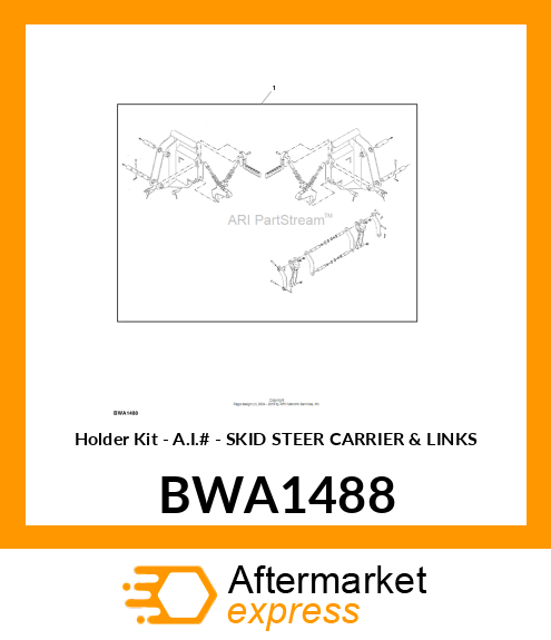 SKID STEER CARRIER & LINK BWA1488