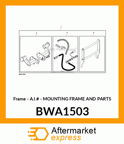 MTG FRAME & PARTS BWA1503