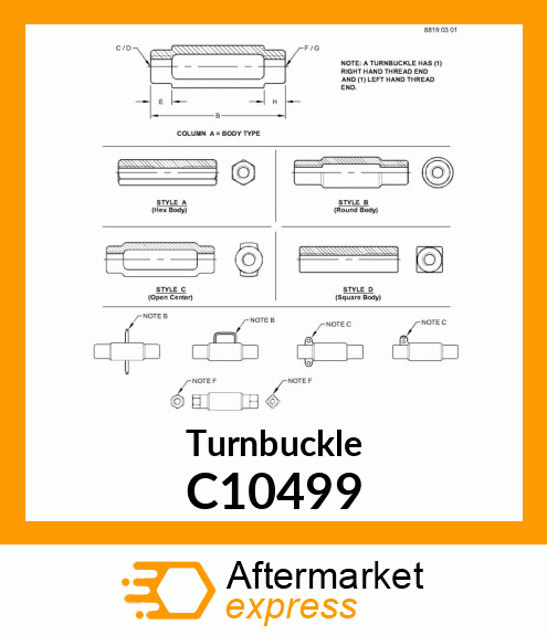 Turnbuckle C10499