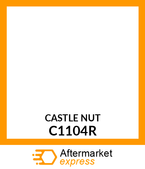 NUT, SPECIAL SLOTTED C1104R