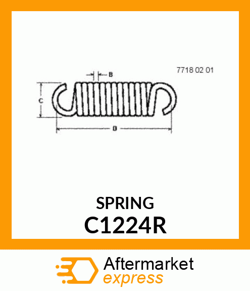 SPRING EXTENSION C1224R