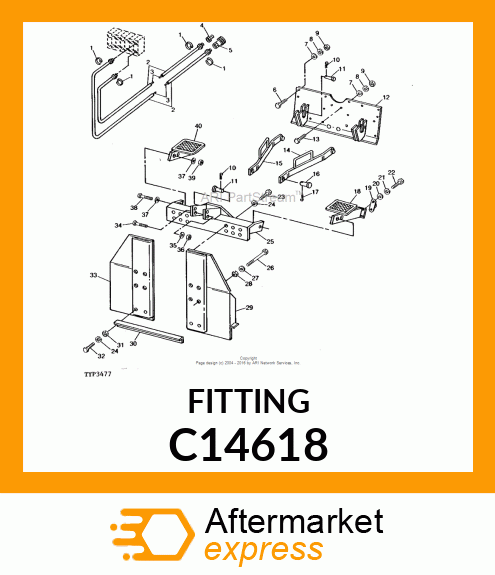 COUPLING, MALE HALF C14618