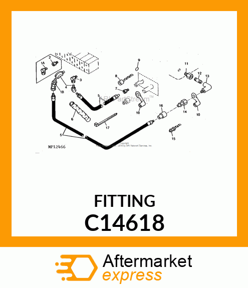 COUPLING, MALE HALF C14618