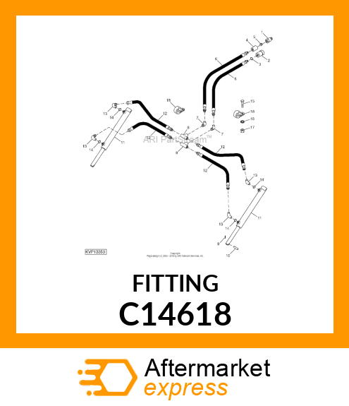 COUPLING, MALE HALF C14618