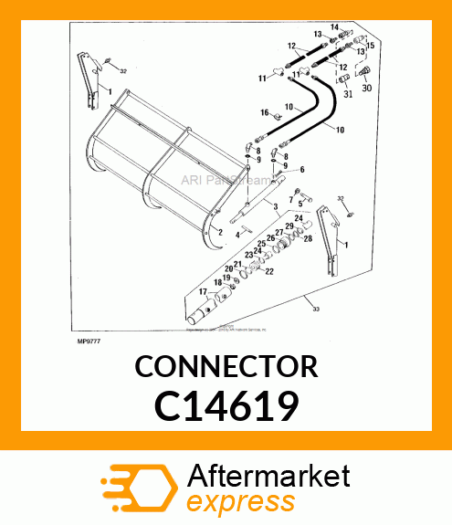 Hydr.Quick Coupler Socket C14619