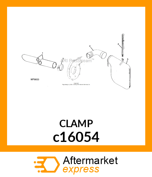 WORM GEAR CLAMP(TYPE F )U.S.,CANADA c16054