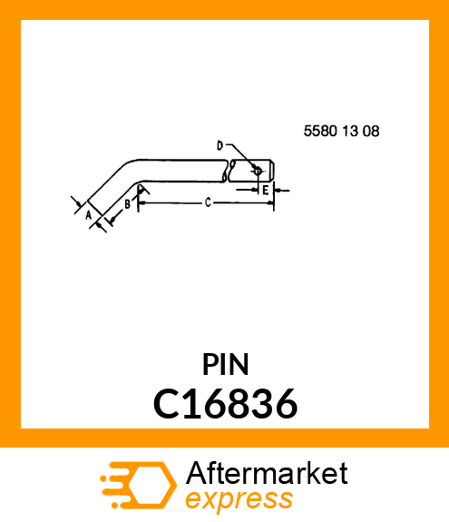 PIN, S TYPE COTTER C16836