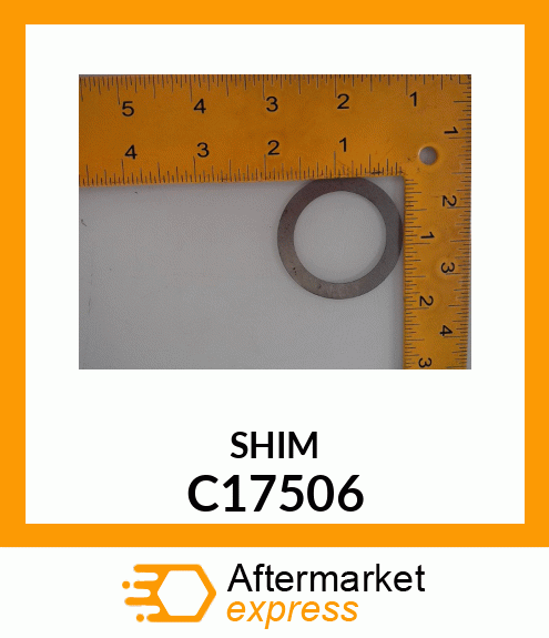 SHIM, (GEAR, GEAR CASE) C17506