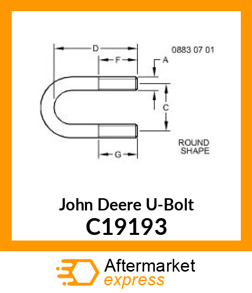 Spare part C19193 + Bolt