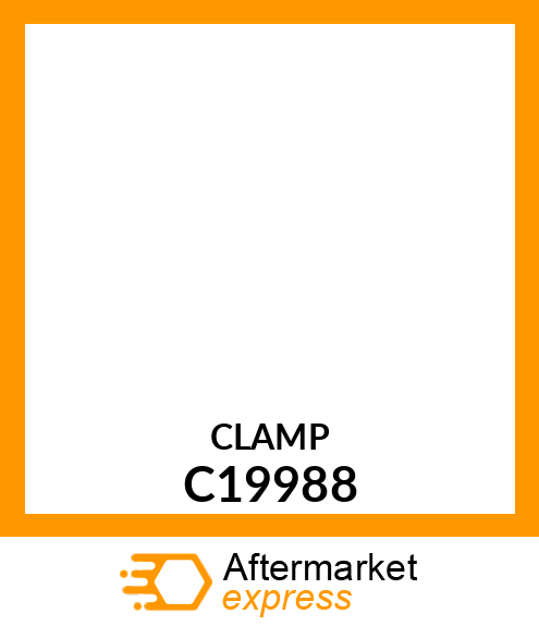 Clamp - CLAMP, OIL TUBE C19988