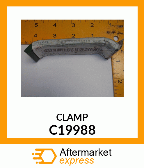 Clamp - CLAMP, OIL TUBE C19988