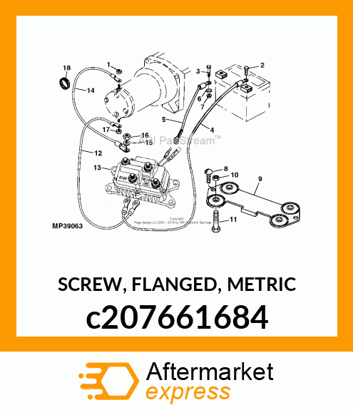 SCREW, FLANGED, METRIC c207661684