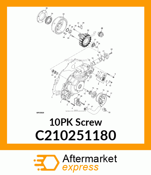 10PK Screw C210251180