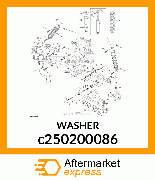 WASHER, WASHER, HARD c250200086