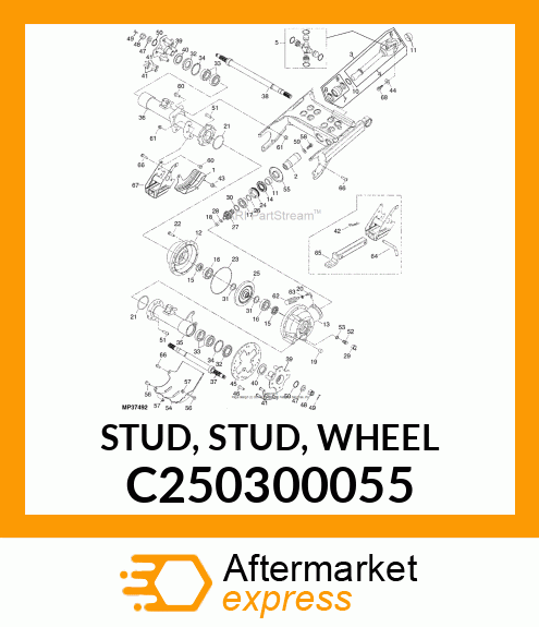 STUD, STUD, WHEEL C250300055