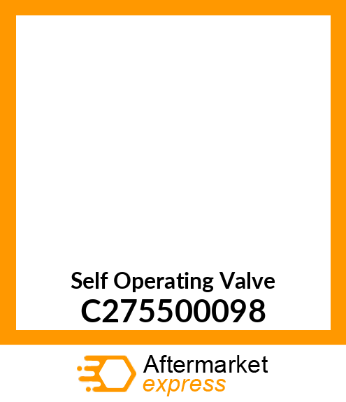 Self Operating Valve C275500098