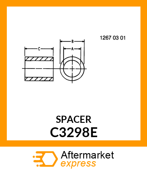 Spacer C3298E
