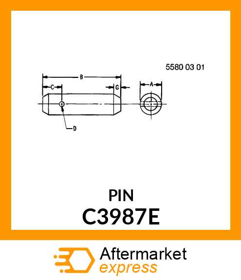 PIN FASTENER C3987E