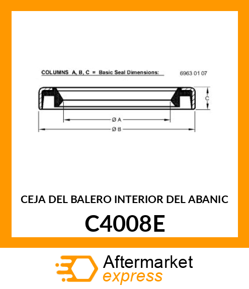 CEJA DEL BALERO INTERIOR DEL ABANIC C4008E
