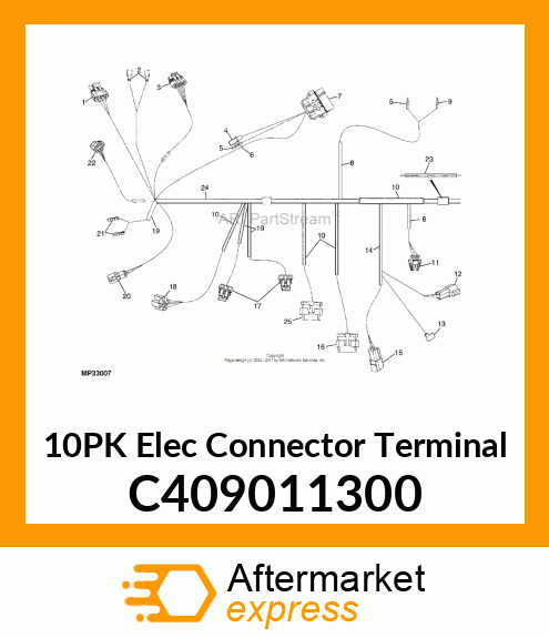 10PK Elec Connector Terminal C409011300