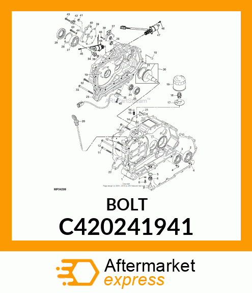 10PK Bolt C420241941