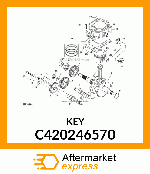 Shaft Key C420246570