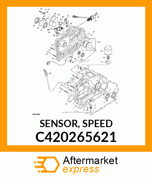 SENSOR, SPEED C420265621