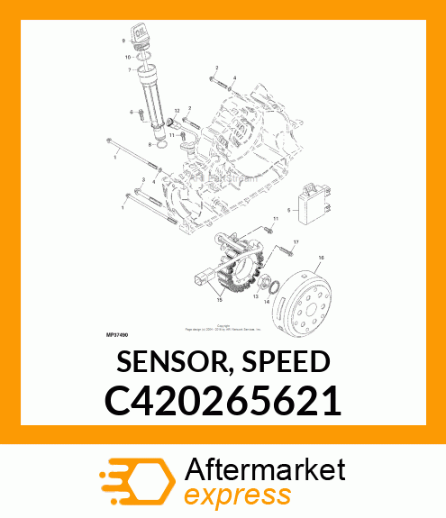 SENSOR, SPEED C420265621