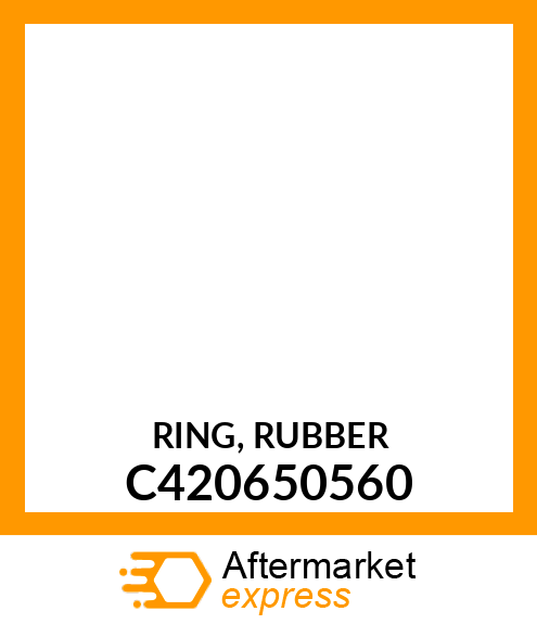 RING, RUBBER C420650560