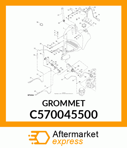 GROMMET C570045500