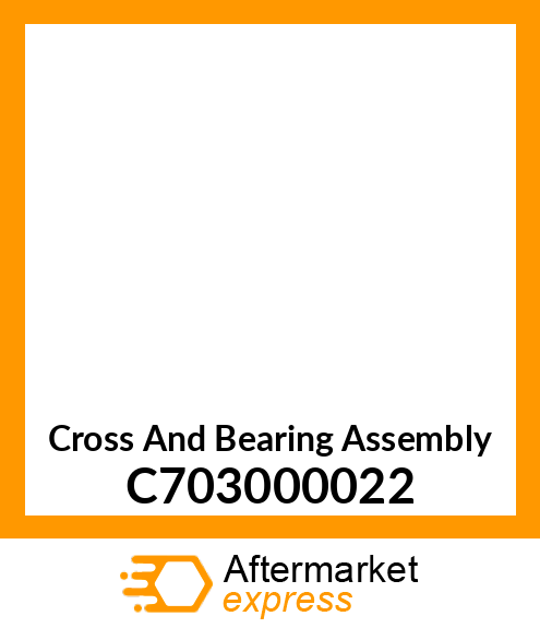 Cross And Bearing Assembly C703000022